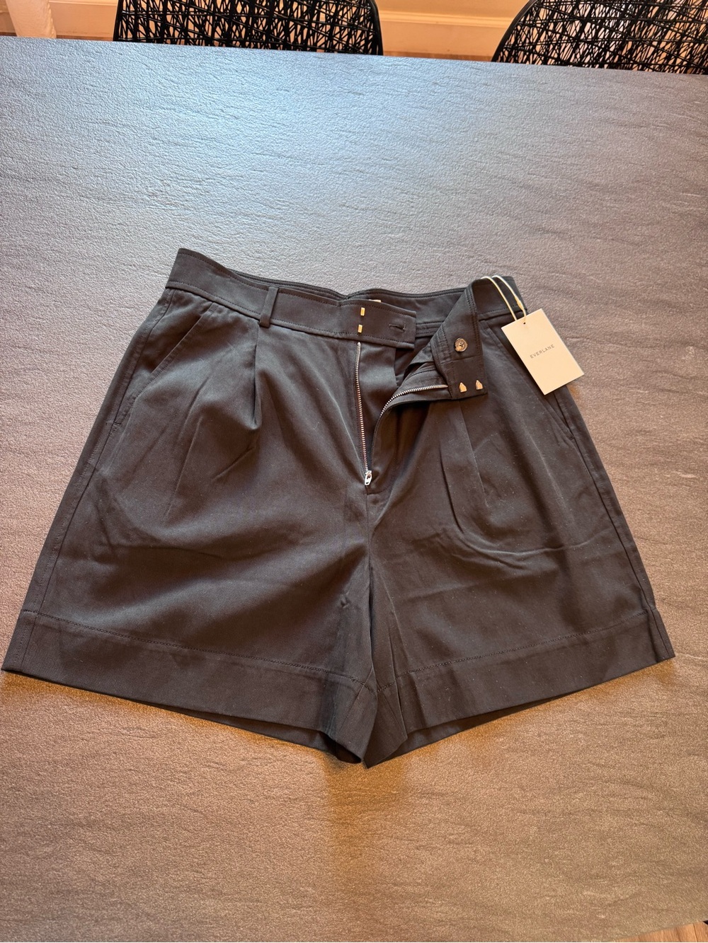 Everlane The Way-High Women's Drape Shorts Sz 12